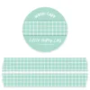 Mint Grid Washi Tape