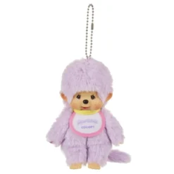 Monchhichi COLORS Purple Bag Charm