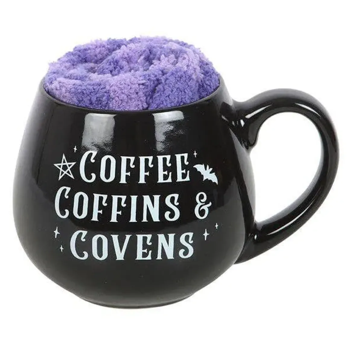 Mugg & strumpor - Coffee, Coffins & Covens 450 ml