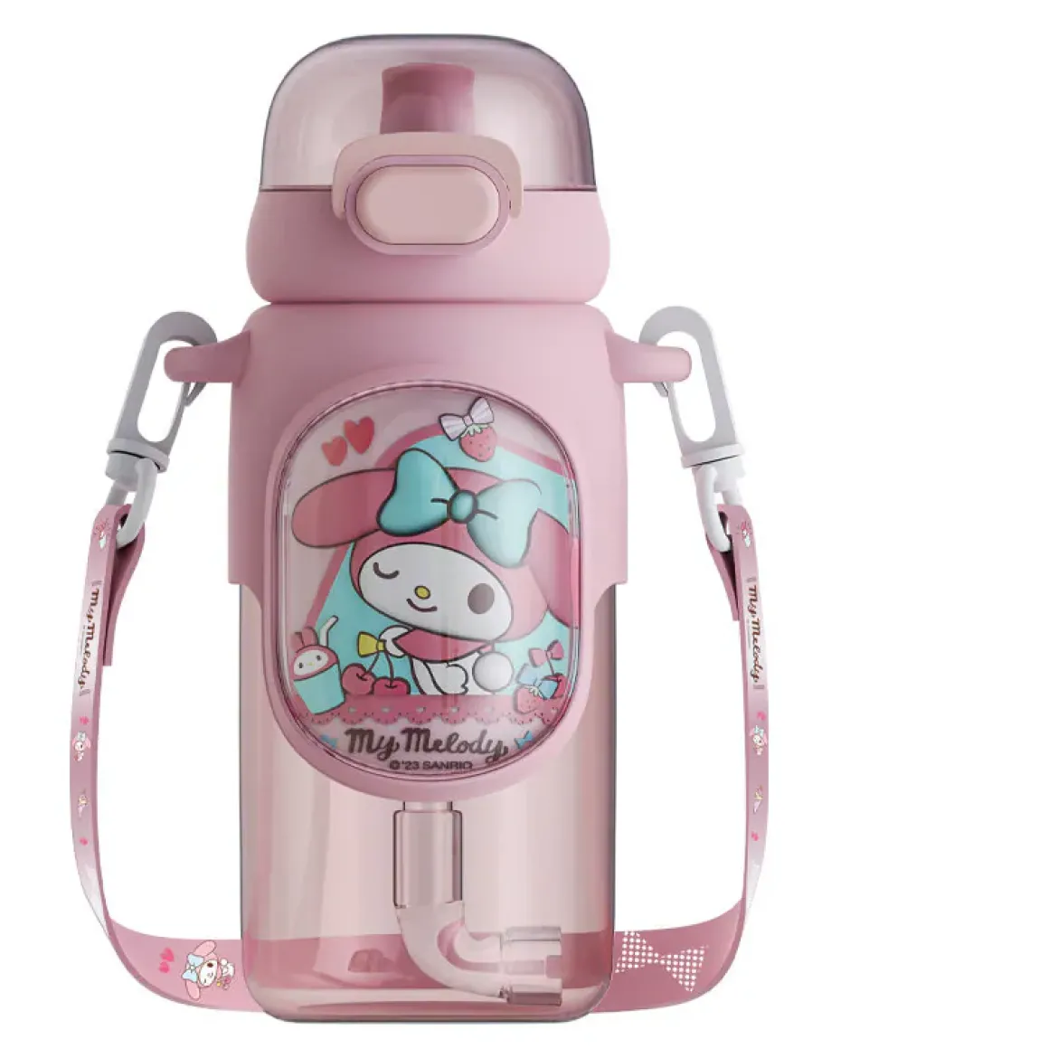 My Melody vattenflaska med bärrem 600ml