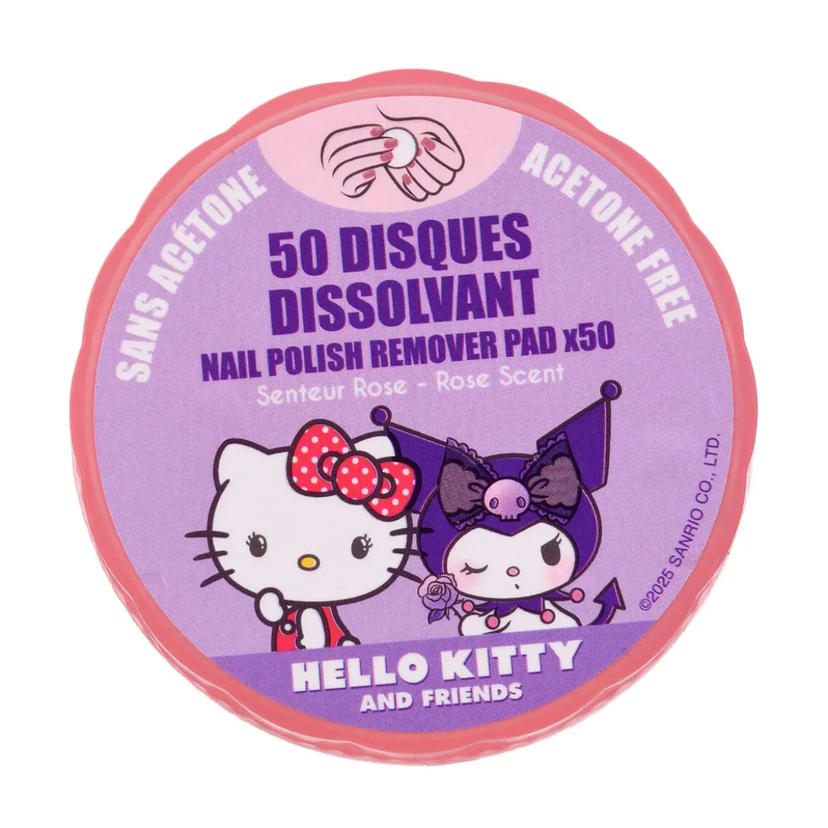 Nail Polish Remover Pads - Hello Kitty & Friends 50st