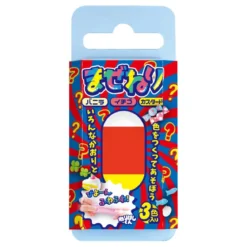 Nerikeshi-kun knådsudd 3 färger, vit röd gul