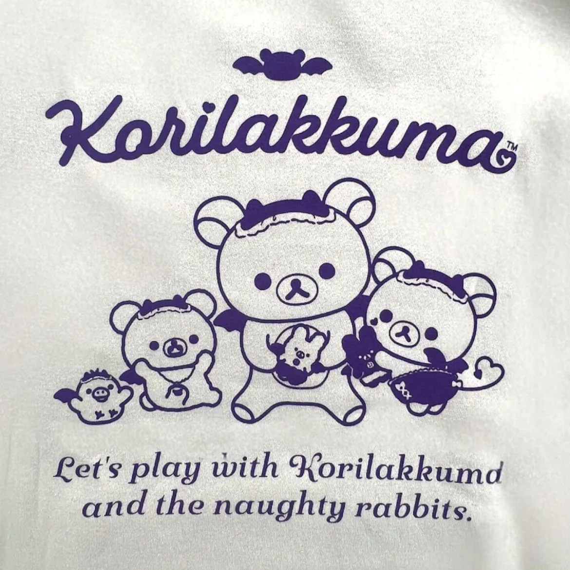 One Size Hoodie - Fuzzy Korilakkuma Ivory