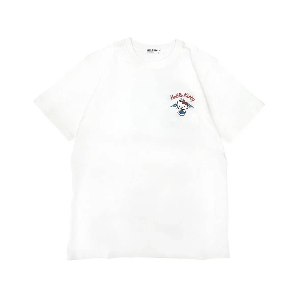 Oversize T-Shirt - Hello Kitty Mt. Fuji White