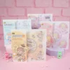 Pastelliga Alice origami-papper