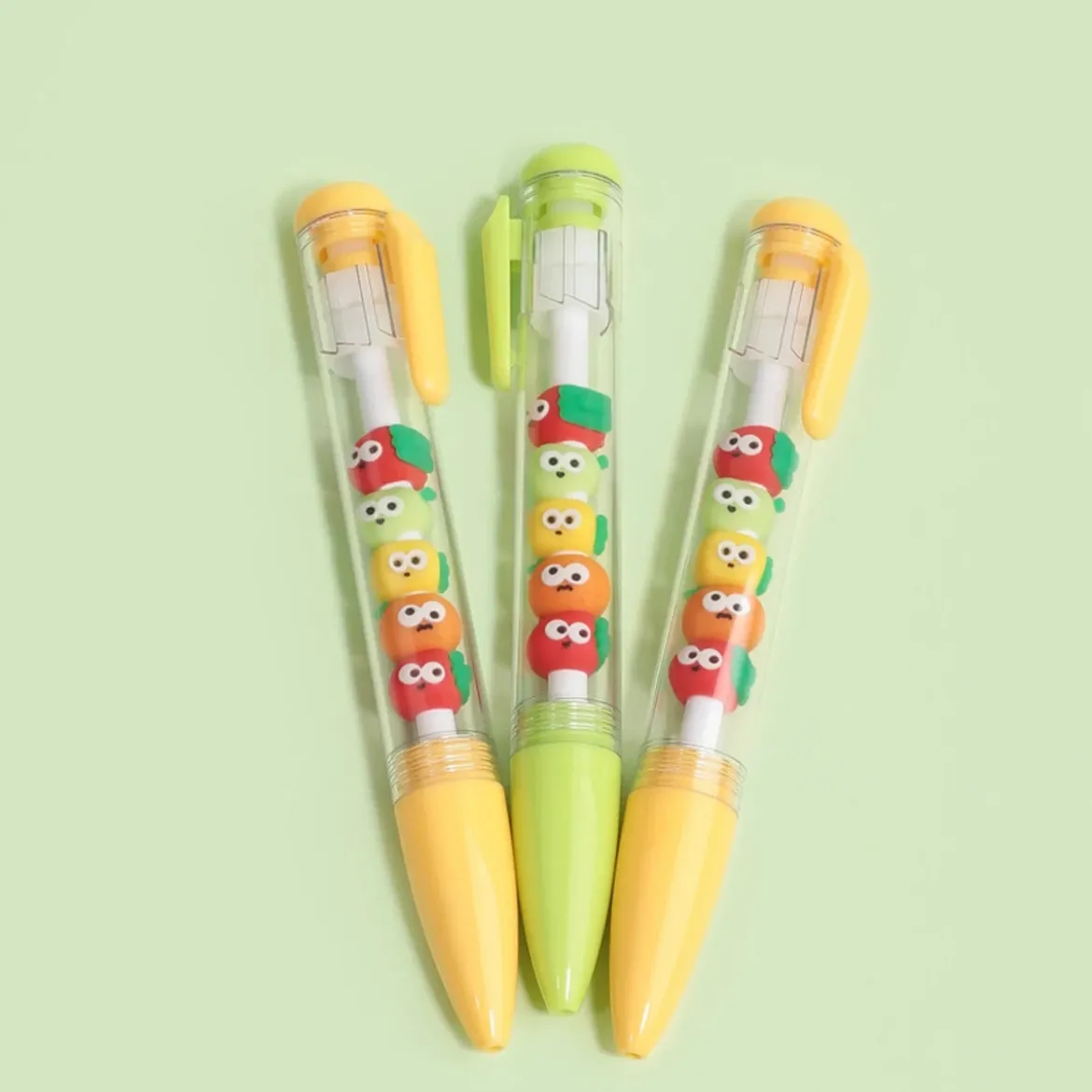 Penna med Figurer - Fruktkompisar