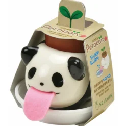 Peropon Panda-Kruka med växt - Basilika
