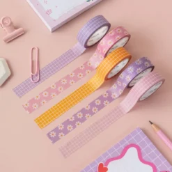 Pink Grid Washi Tape