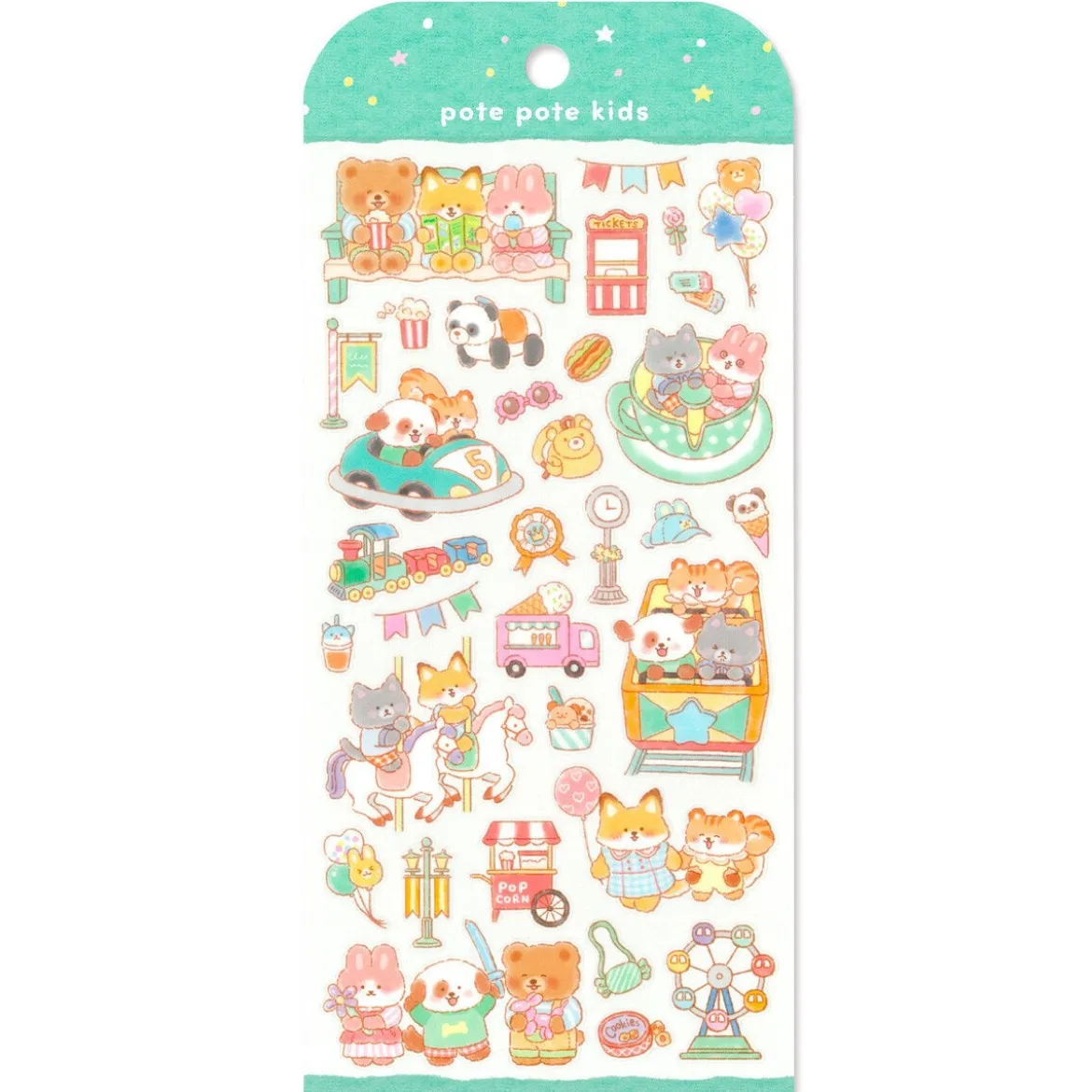 Pote Pote Kids Stickers - Amusement Park