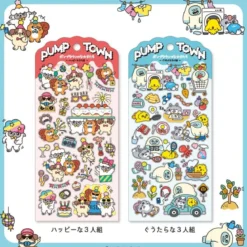 Pump Town Stickers - Lazy Trio