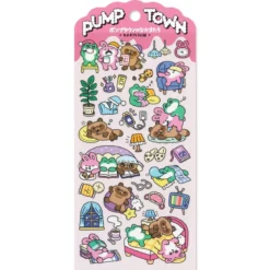 Pump Town Stickers - Trio 5