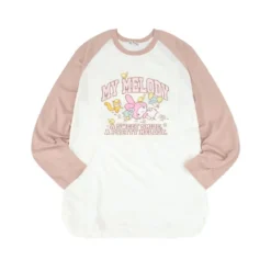 Raglan Shirt - My Melody Off-White/Pink