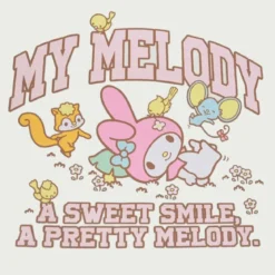 Raglan Shirt - My Melody Off-White/Pink