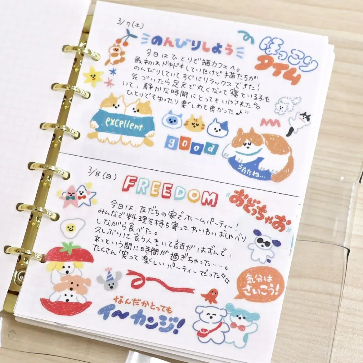 Rakugakids Stickers - Neko