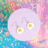 Örhängen - Egg with smile