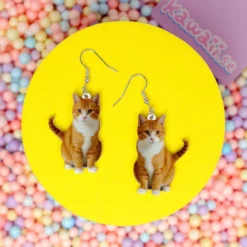 Örhängen - Ginger Cat