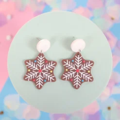 Örhängen - Pepparkaksstjärna