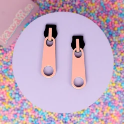 Örhängen - Pink Zippers