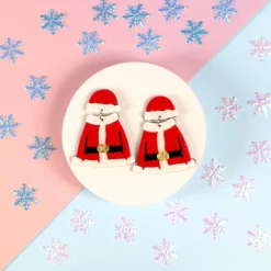Örhängen - Santa coat