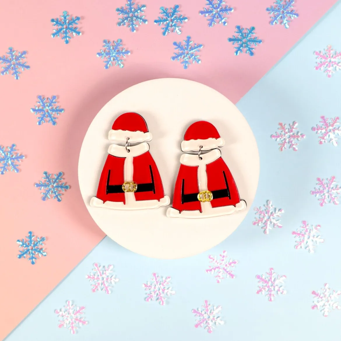 Örhängen - Santa coat