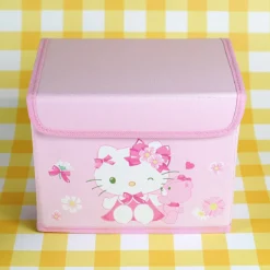 Rosa låda med lock - Hello Kitty med nalle