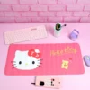 Rosa skrivbordsunderlägg - Hello Kitty face