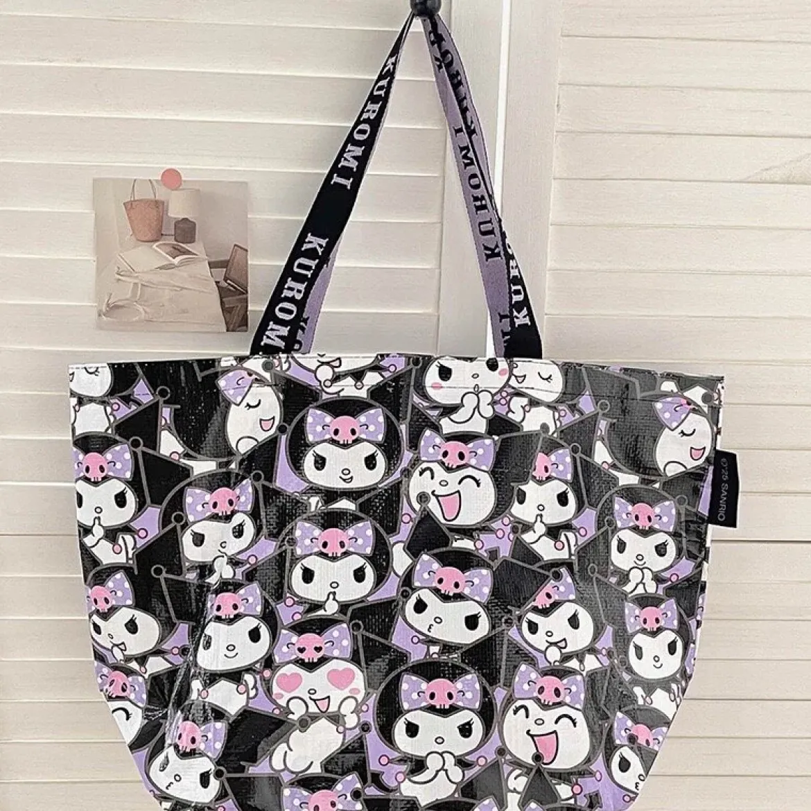 Shopping bag Kuromi all over
