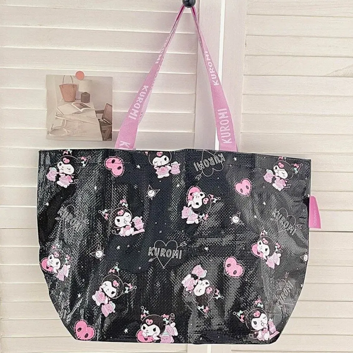 Shopping bag Kuromi naptime