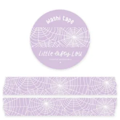 Spiderweb Purple Washi Tape
