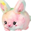 Squishable Snugglemi Snackers Fluffy Bunny - Pastel Tie Dye
