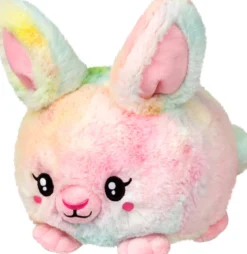 Squishable Snugglemi Snackers Fluffy Bunny - Pastel Tie Dye