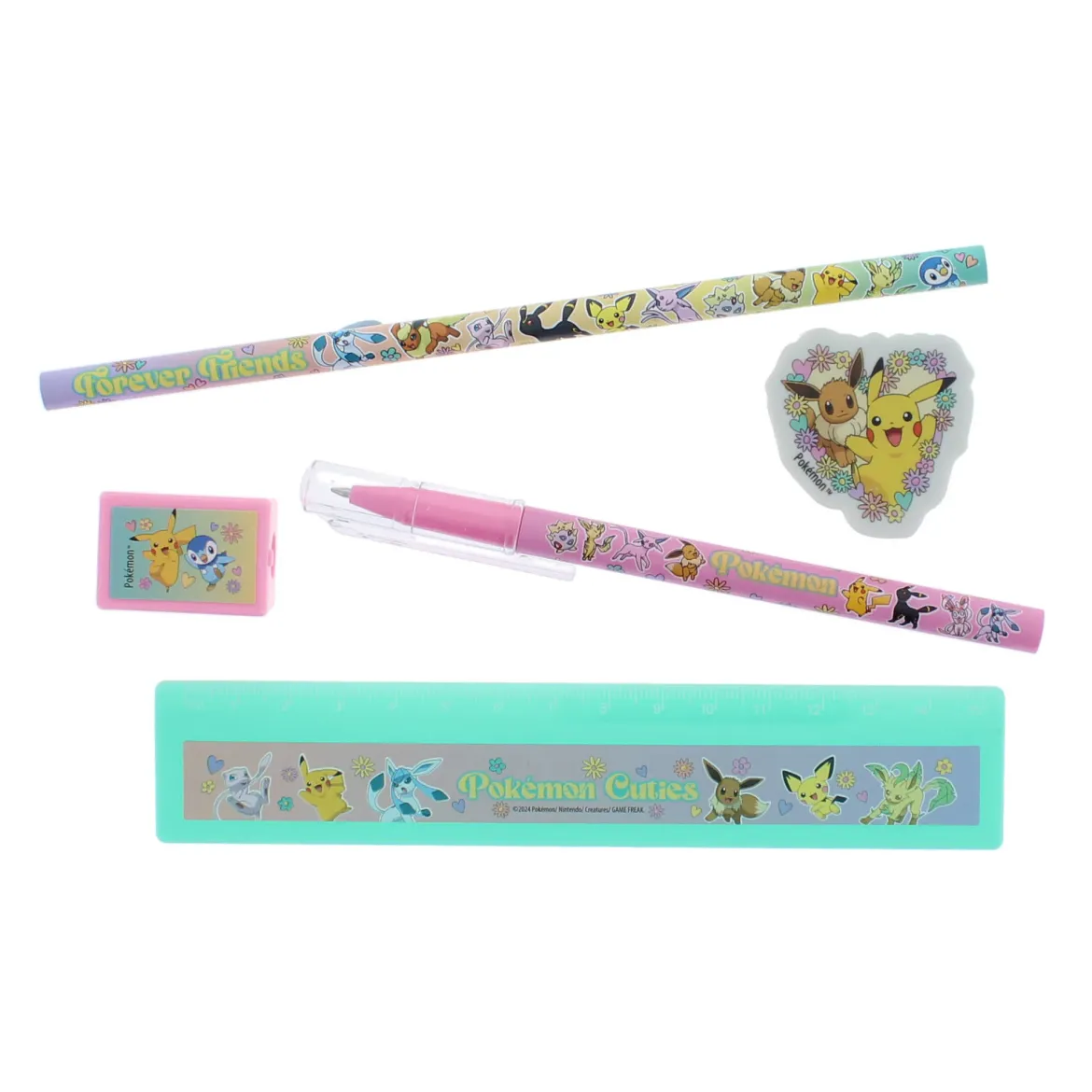 Stationery Set, Pokemon Cuties