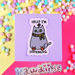 Stor Sticker - Hello I´m suffering