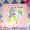 Stor Sticker - I Crave Chaos