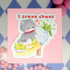 Stor Sticker - I Crave Chaos
