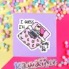 Stor Sticker - I´ll work ´till I die