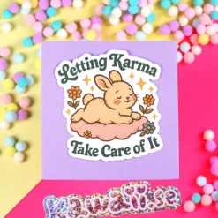 Stor Sticker - Letting karma take care of it