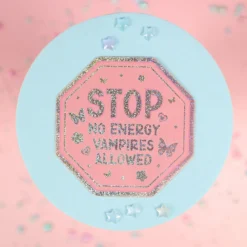 Stor sticker - No energy vampires