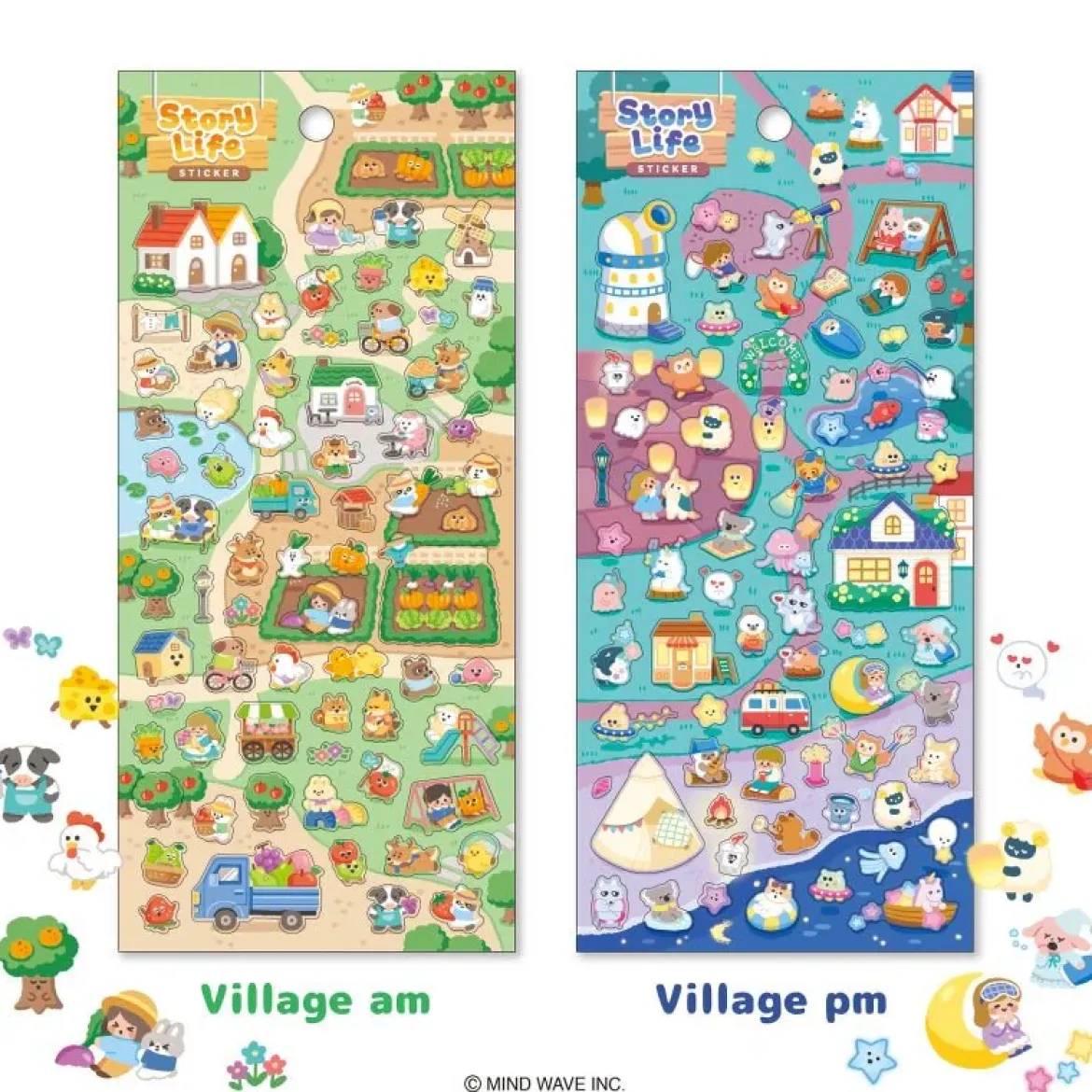Story Life Stickers - Village PM