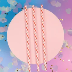 Sugrör - Röd polka