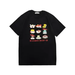 T-Shirt - Sanrio Characters Sushi Black