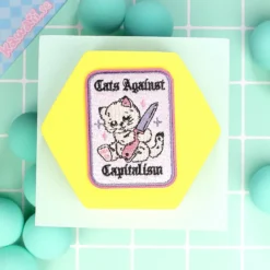 Tygmärke - Cats against capitalism