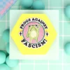 Tygmärke - Frogs agains fascism