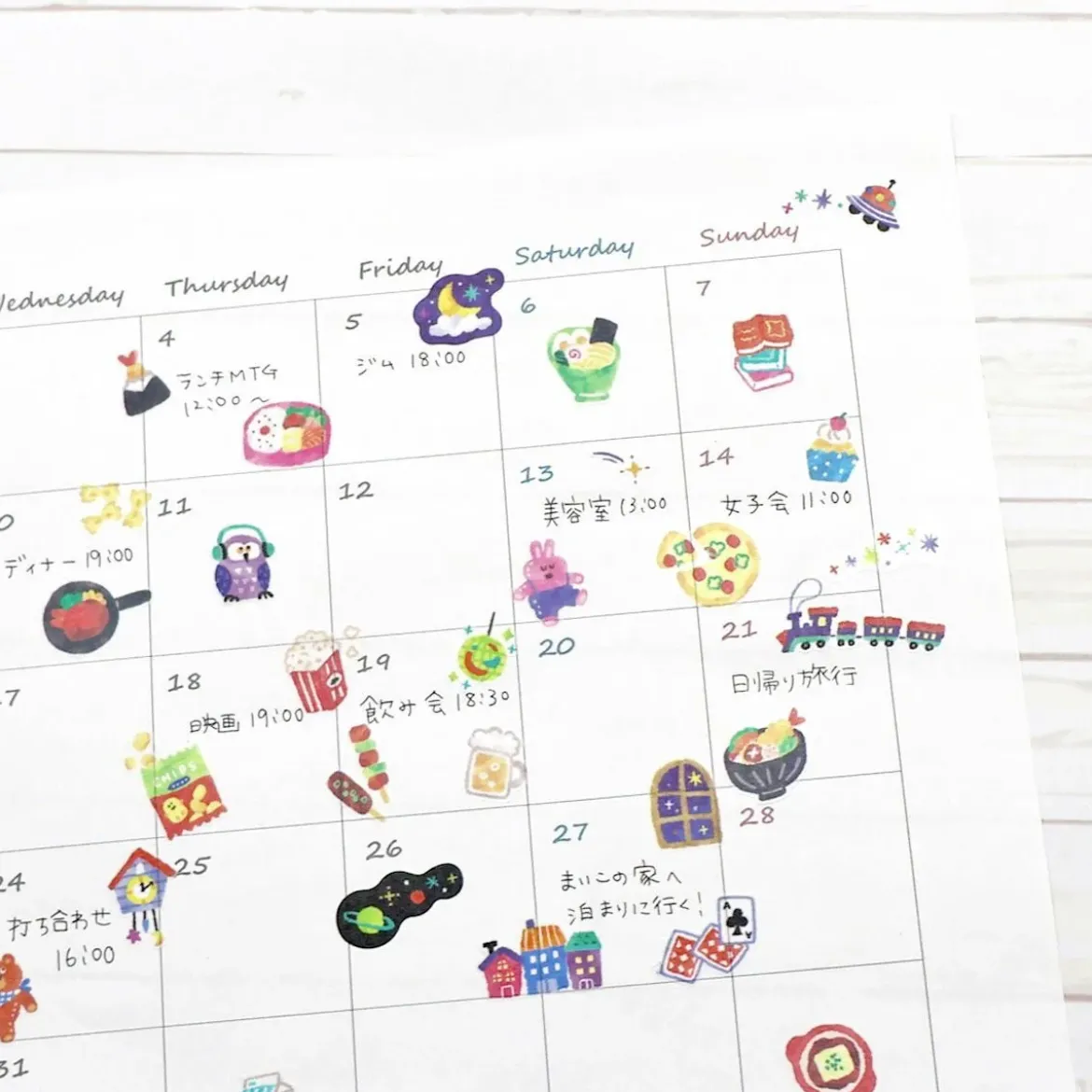 Vivid Color Stickers - Food