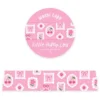 Wide Art Frames On Pink Washi Tape