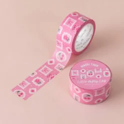 Wide Art Frames On Pink Washi Tape