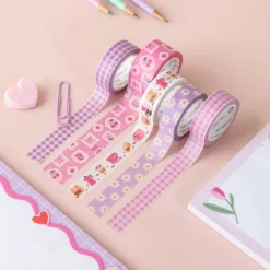 Wide Art Frames On Pink Washi Tape