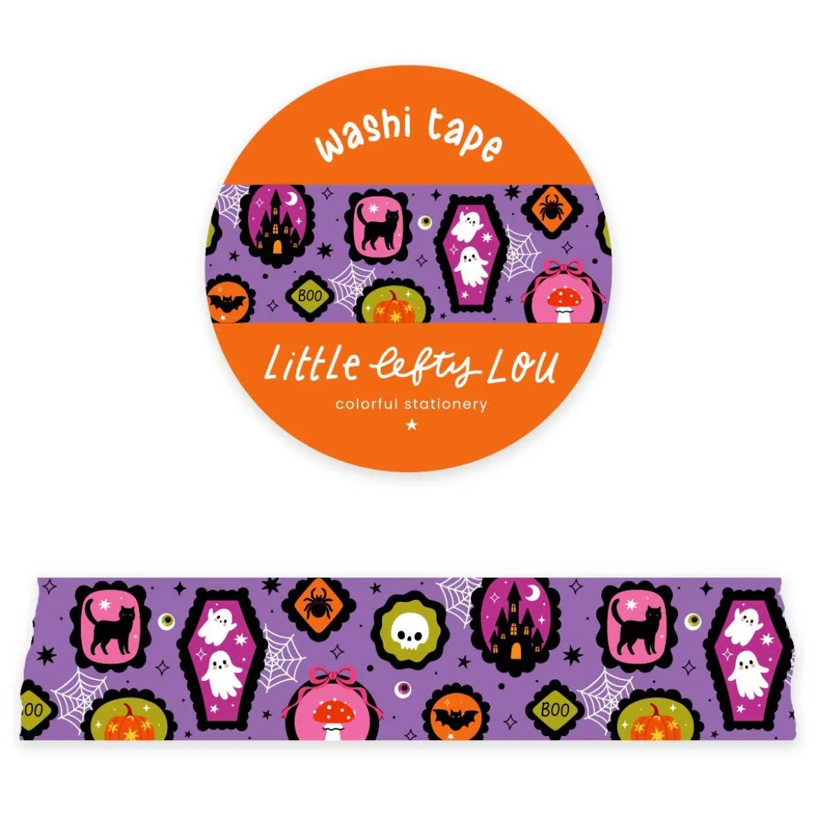 Wide Spooky Frames Washi Tape