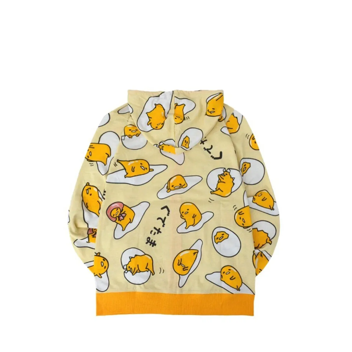 Zip Hoodie - Gudetama Allover Yellow/Orange